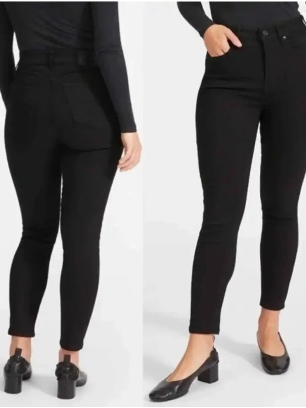 Everlane | The Curvy Way-High Skinny Crop Jean | Black | 29 🕙